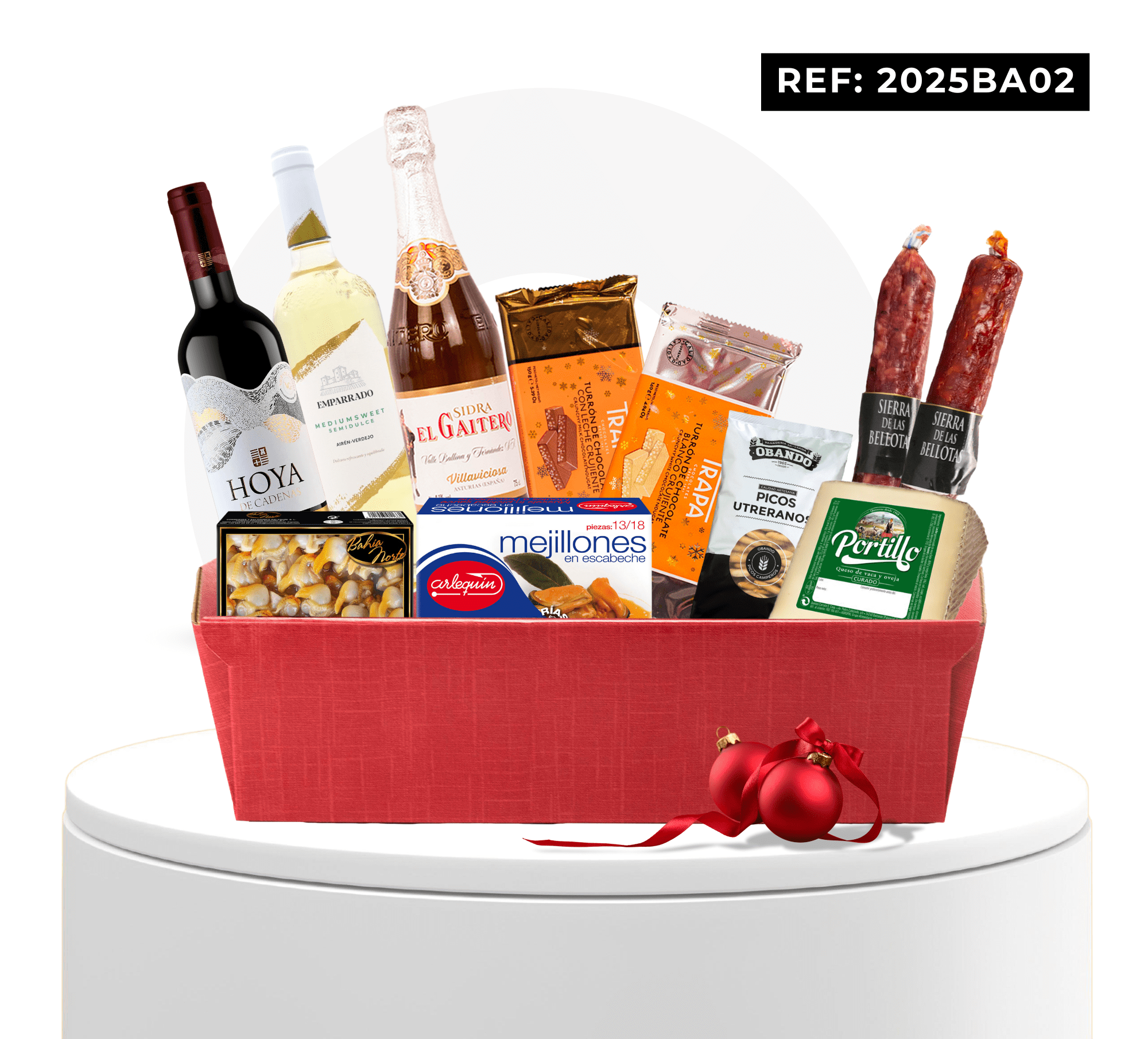 LOTE CESTA NAVIDAD REF : REF: 2025BA02