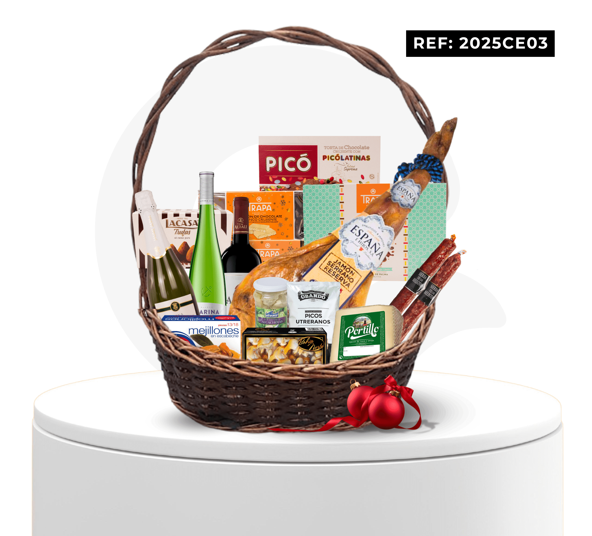 LOTE CESTA NAVIDAD REF: 2025CE03